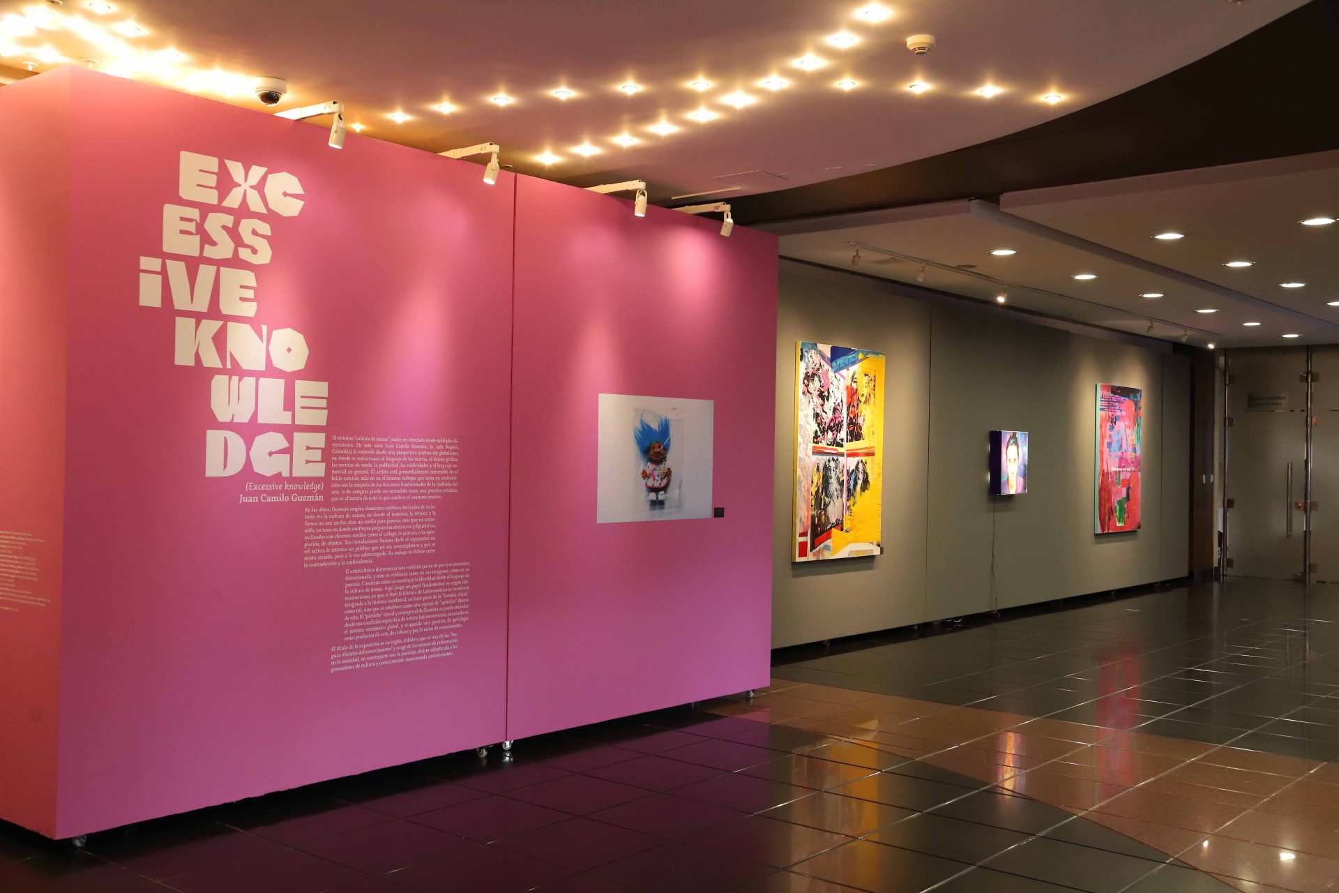Conozca la exposición Excessive Knowledge de nuestro egresado de Arte Juan Camilo Guzmán en la Sala de Exposiciones Cafam.
