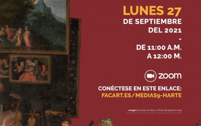 Medias nueves virtuales con el director del Departamento de Historia del Arte