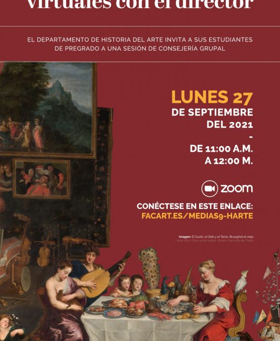 Medias nueves virtuales con el director del Departamento de Historia del Arte