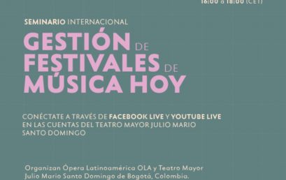 Seminario internacional: Gestión de festivales de música hoy