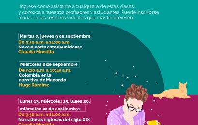¿Quisiera saber cómo es una clase si ingresa al pregrado en literatura? | Narradoras inglesas del siglo XIX, Claudia Montilla
