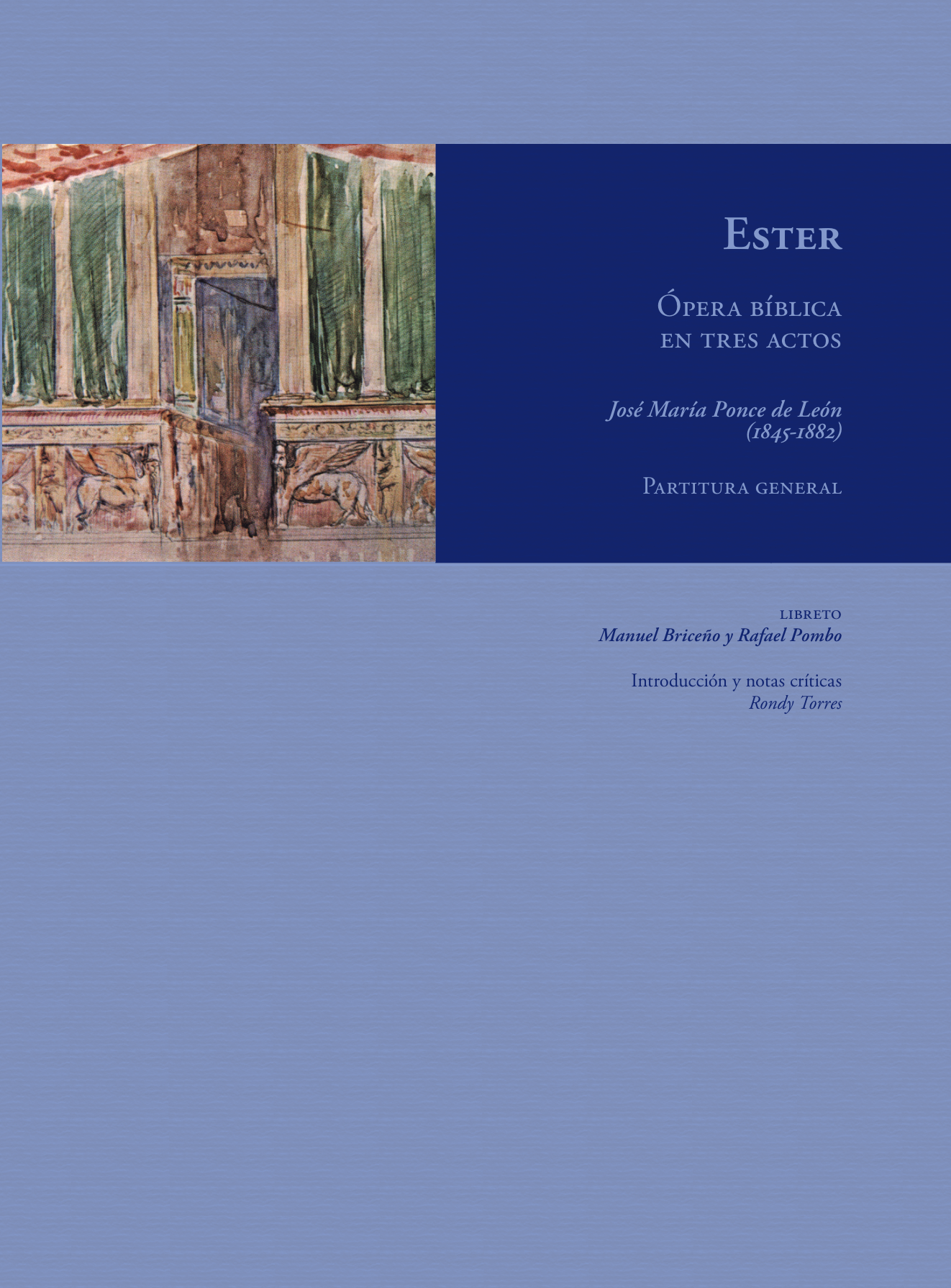 Ester. Ópera bíblica en tres actos. Partitura general