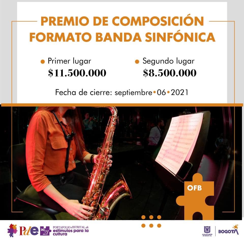 Premio de composición formato banda sinfónica  - OFB