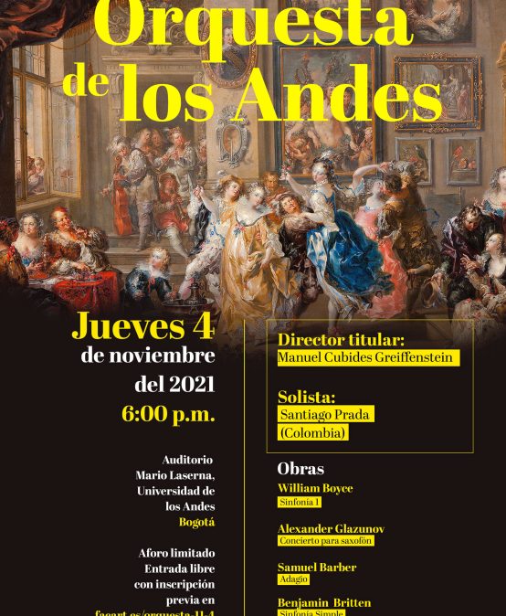 Concierto de la Orquesta de los Andes | Boyee, Glazunov, Barber y Britten