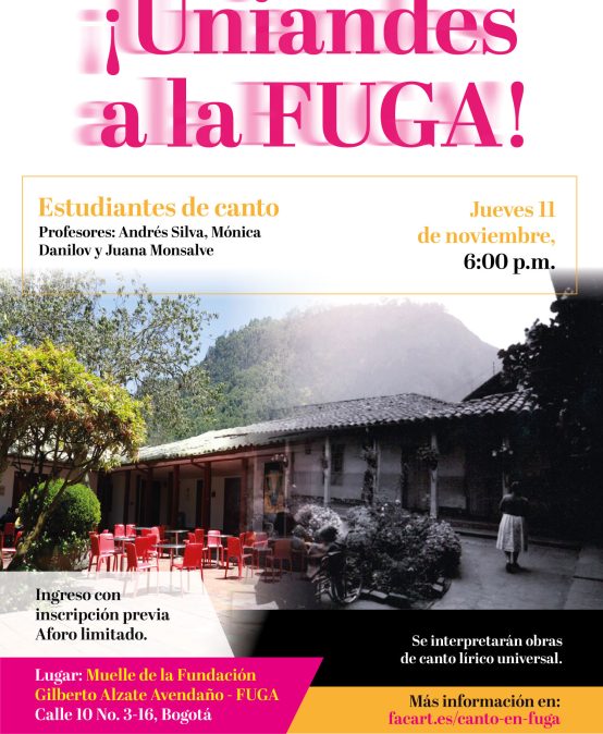 ¡Uniandes a la FUGA! Estudiantes de canto