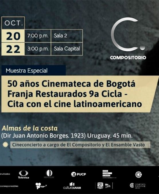 El Compositorio y VASTO presentan: Cine-concierto «Almas de la costa»