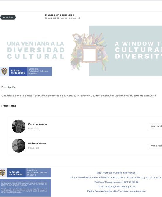 Festijazz Bolivia | El Jazz como expresión