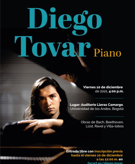 Recital de grado: Diego Tovar, piano