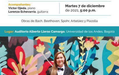 Recital de grado: Xué Gómez, violín