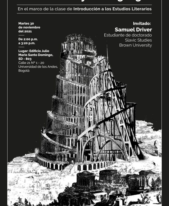 On the Task of the Translator, or the Alterity of Language” Samuel Driver