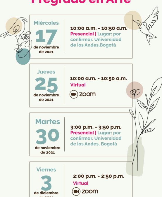 Sesiones informativas de la reforma al Pregrado en Arte