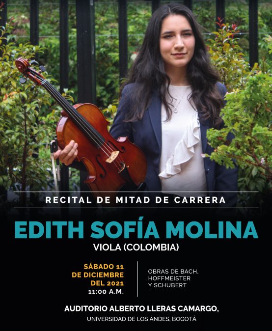 Recital de mitad de carrera: Edith Sofía Molina, viola