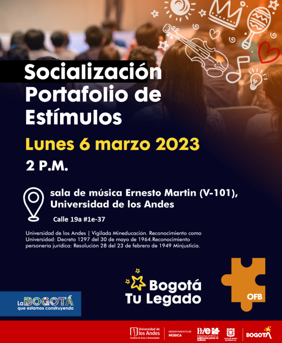Socialización de la Orquesta Filarmónica de Bogotá – Convocatorias 2023