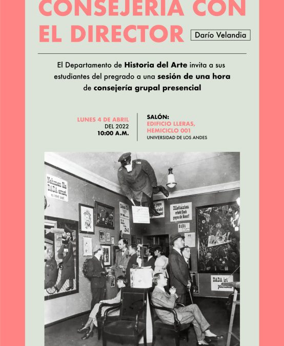 Consejería con el director de Historia del Arte
