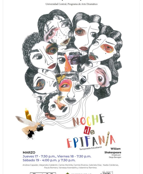 Noche de epifanía en el Teatro Libre sede centro. Temporada estudiantil de la Universidad Central