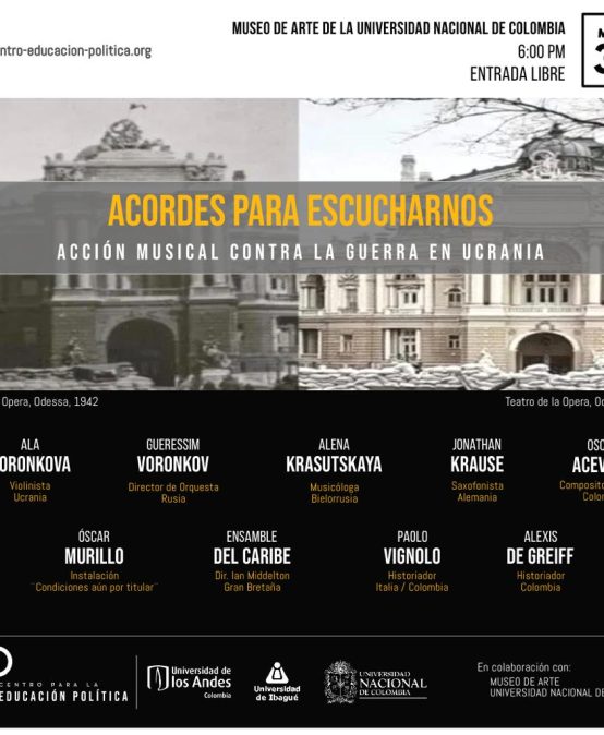 Acordes para escucharnos: Acción musical contra la guerra en Ucrania