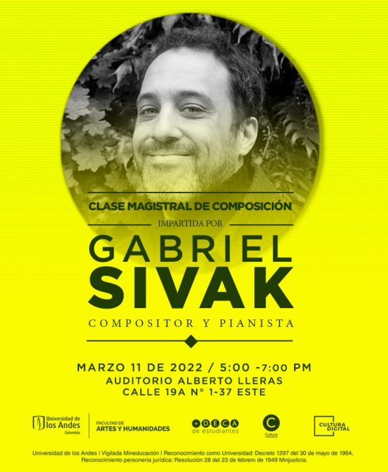 Clase magistral de composición impartida por Gabriel Sivak