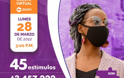 Socialización: Beca de apoyo para la profesionalización de artistas | Idartes