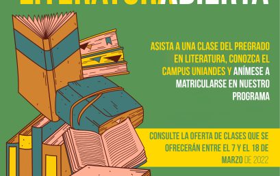 Inscríbase a una clase de Literatura Abierta