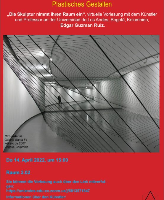 Charla virtual: La escultura ocupa su espacio. Edgar Guzmanruiz en la Academia Libre de Arte de Mannheim