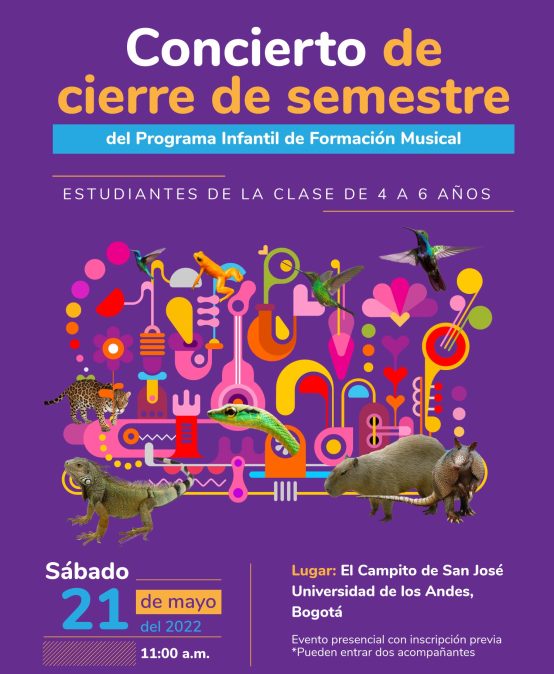 Concierto de cierre de semestre del Programa Infantil y Juvenil de Formación Musical | Evento Presencial |