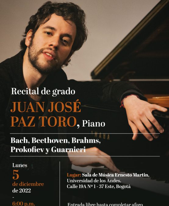 Recital de grado: Juan José Paz (piano)