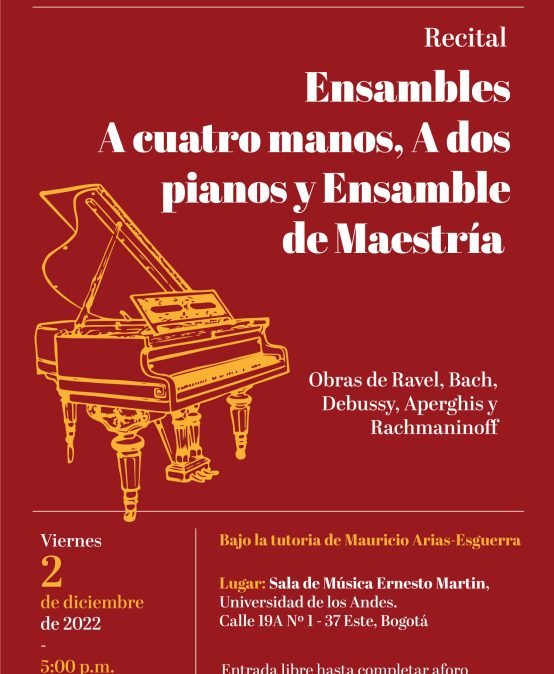 Recital de A4M, A2P y Ensamble de Maestría