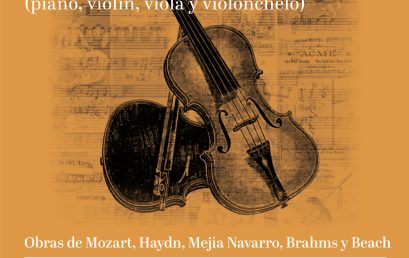 Recital de conjuntos: cuerdas y piano, cuarteto y cuarteto con piano
