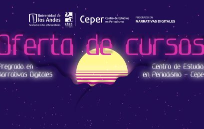 Oferta de cursos de Narrativas Digitales para el 2022-2