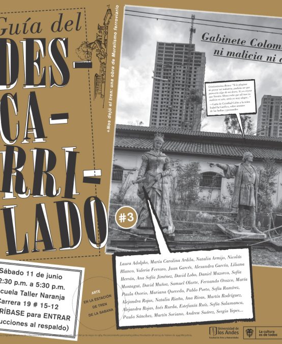 Exposición: Guía del descarrilado #3 > Gabinete Colombia: ni malicia ni arte + Nos dejó el tren: muralismo ferroviario