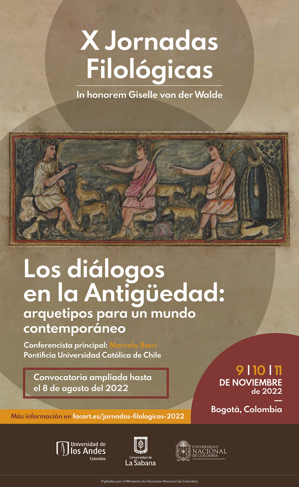 Convocatoria: X Jornadas Filológicas in honorem Giselle von der Walde