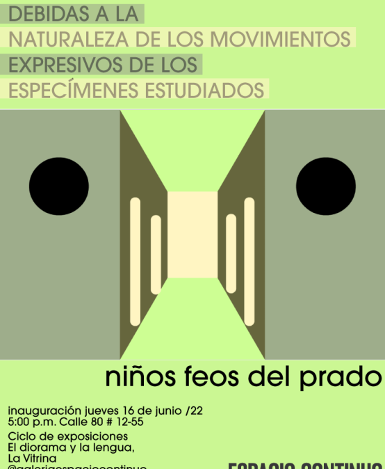 Condiciones limitadoras debidas a la naturaleza de los movimientos expresivos de los especímenes estudiados – Niños feos del prado