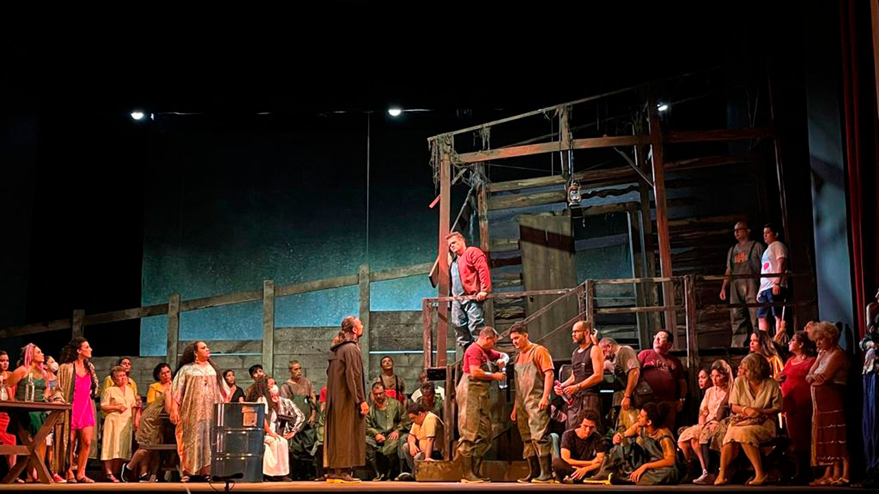 Peter Grimes tuvo 3 funciones en Manaos en mayo