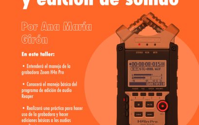 Taller de aprestamiento. Grabadoras y edición de sonido
