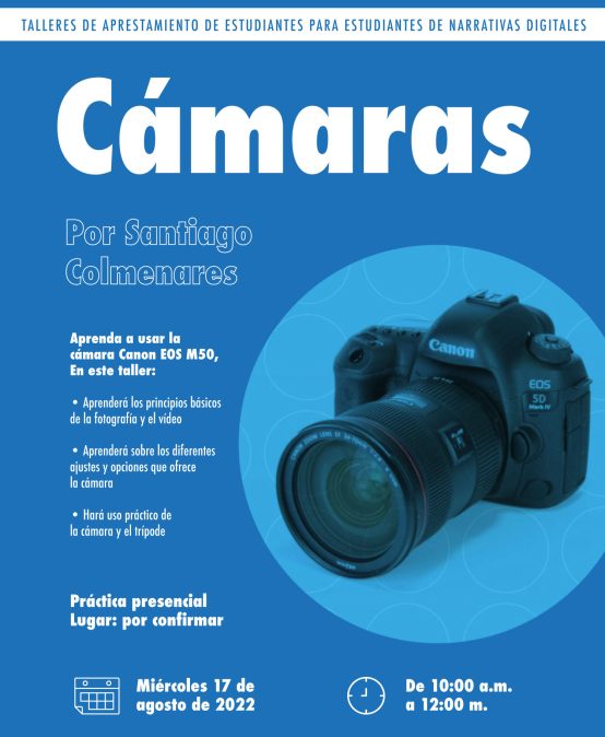 Taller de aprestamiento. Cámaras