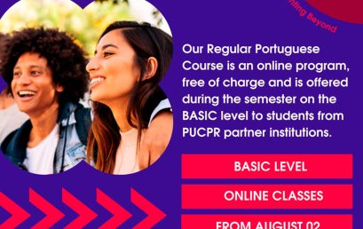 Programa gratuito para aprender portugués de la PUCPR de Curitiba