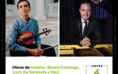 Concierto del mediodía: Humberto Ramírez (violín) y Pedro Mejía (piano)