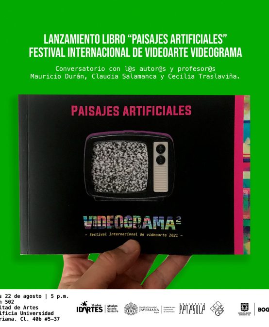 Lanzamiento del libro Paisajes Artificiales: catálogo del Festival Internacional de Videoarte VIDEOGRAMA