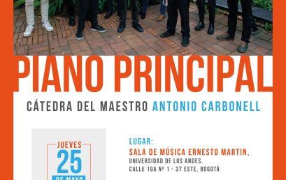 Concierto del Mediodía: Piano Principal