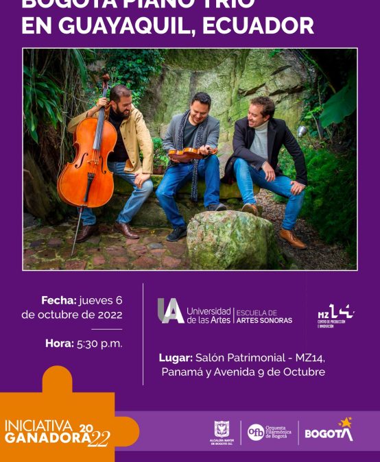 Bogotá Piano Trío en la Escuela de Artes Sonoras