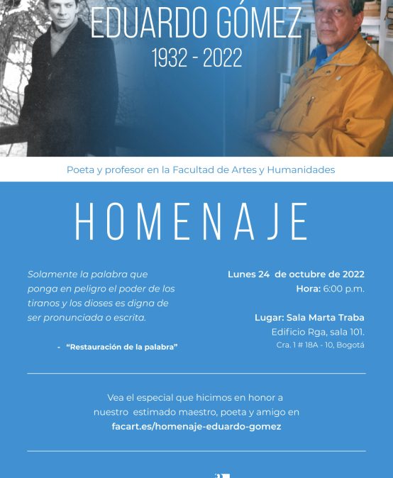 Homenaje a Eduardo Gómez 1932-2022