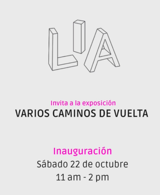Varios caminos de vuelta – Exposición en LIA