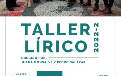 Taller Lírico 2022-2