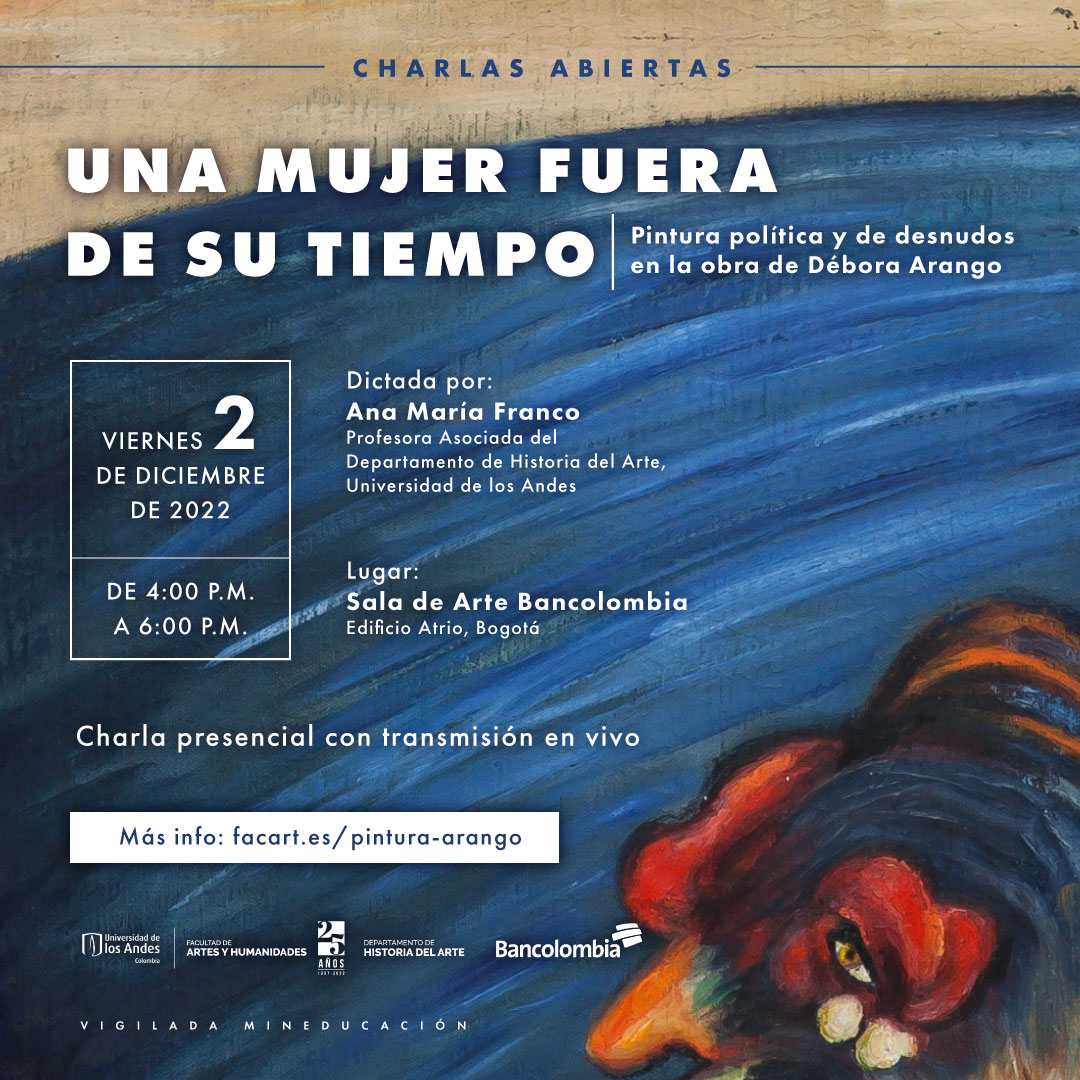Charla sobre Débora Arango. Una mujer fuera de su tiempo