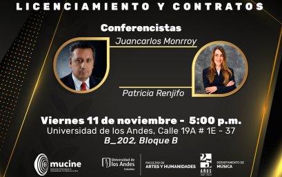 Conferencia: Licenciamiento y contratos relativos a la musicalización del audiovisual