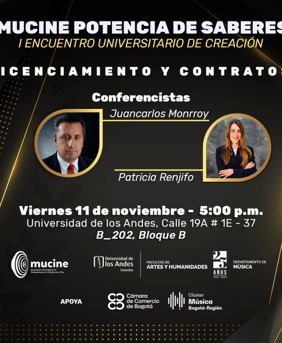 Conferencia: Licenciamiento y contratos relativos a la musicalización del audiovisual