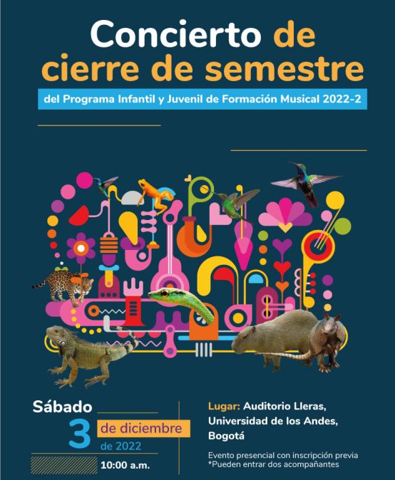 Concierto de cierre de semestre del Programa Infantil y Juvenil de Formación Musical | Evento Presencial |