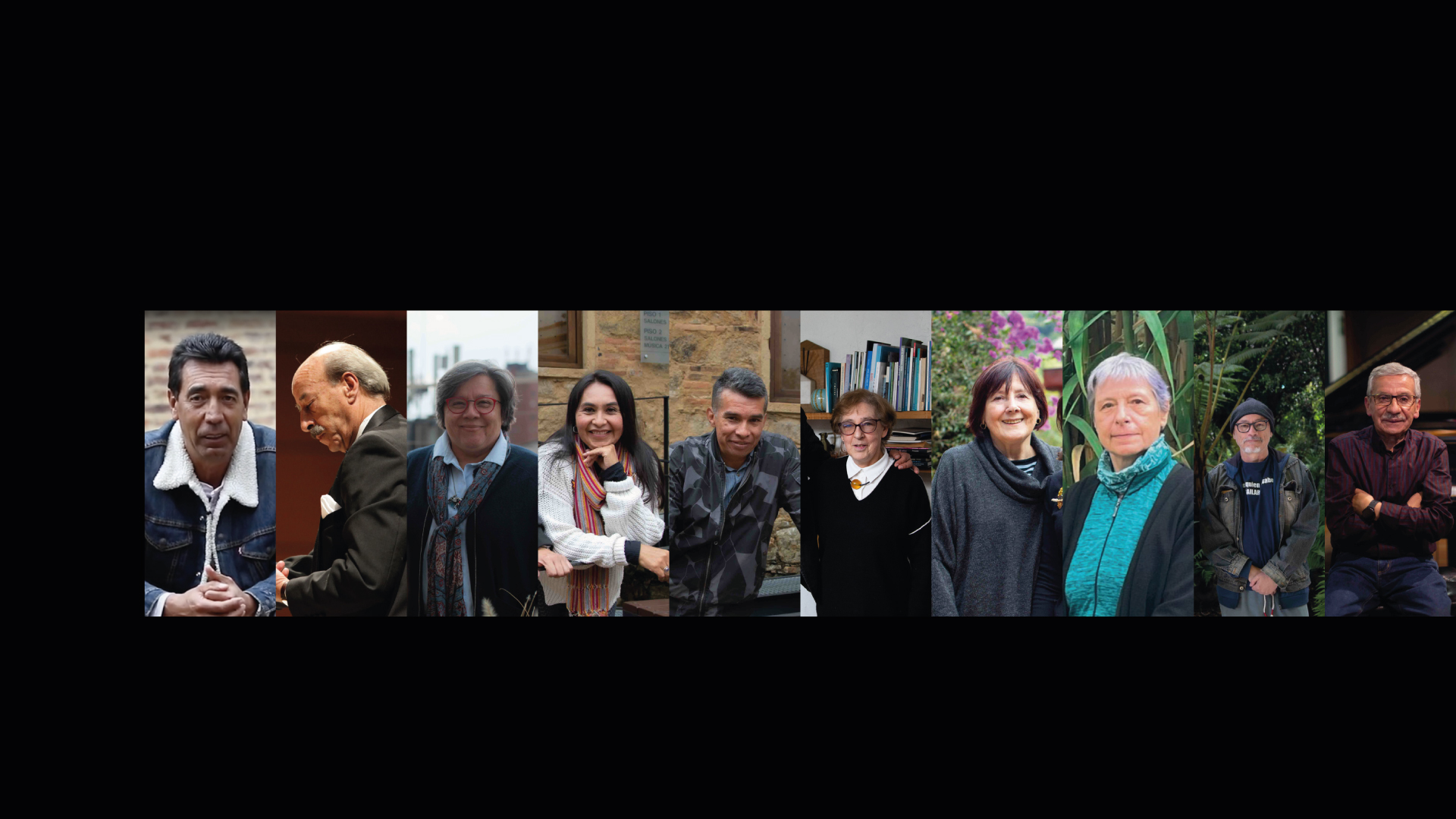 Germán Castañeda. Edilma Cortés, Claudia Montilla, Ivonne Pini, Omar Rincón, Manuel Cubides, Consuelo Gómez, Luis Fernando León, Giselle von der Walde y Orlando Díaz
