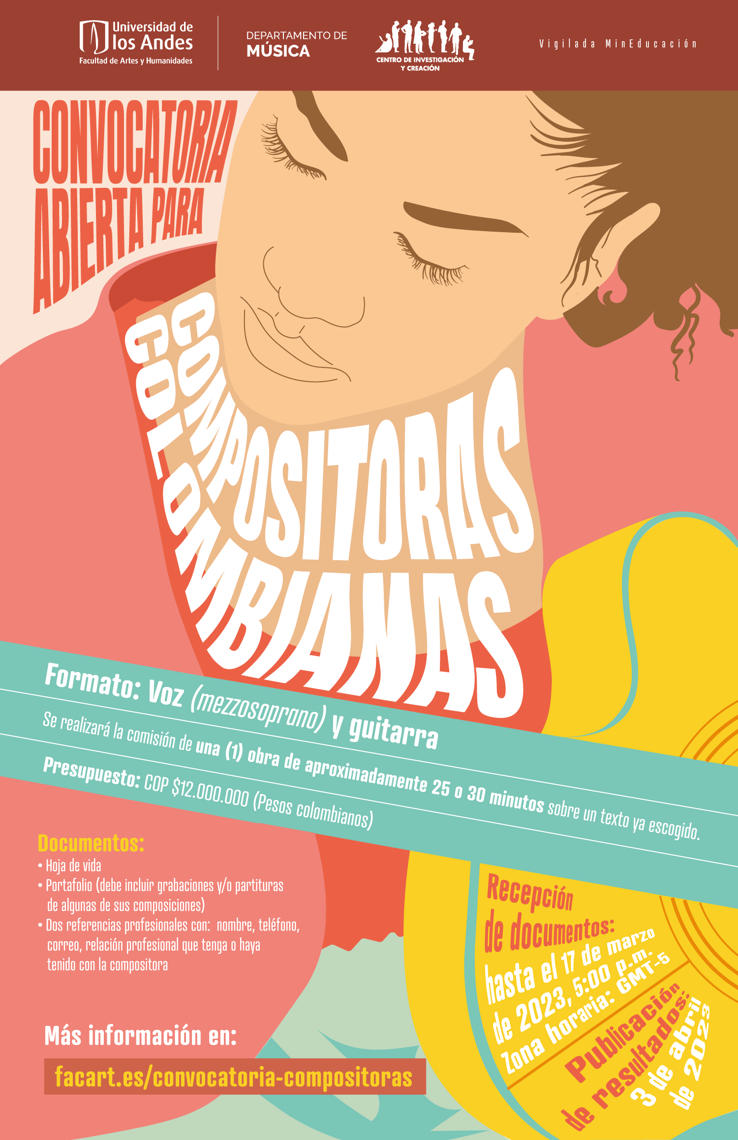 Convocatoria: compositoras colombianas