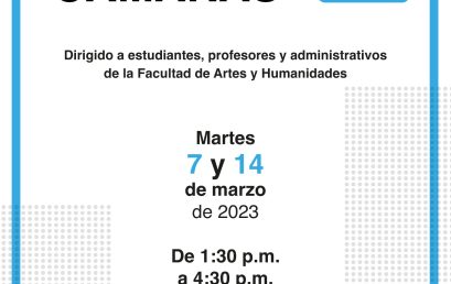 Taller de manejo de cámaras (2023-1)